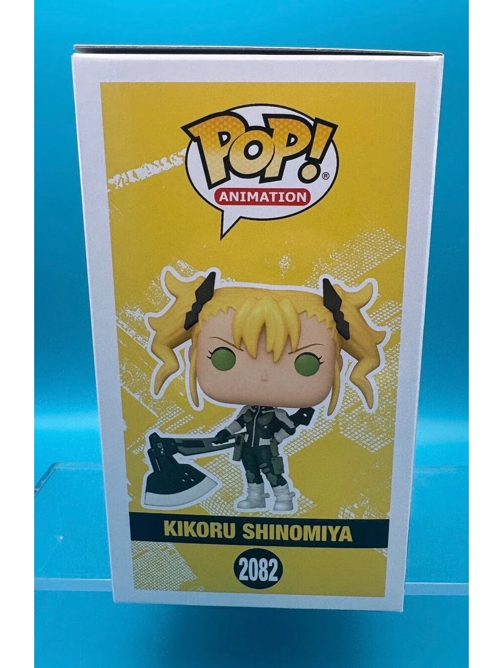 Abigail Blythe signed Kikoru Shinomiya Kaiju No. 8 funko pop 2082 with MAS COA